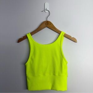 lululemon athletica Neon Yellow Tank Top